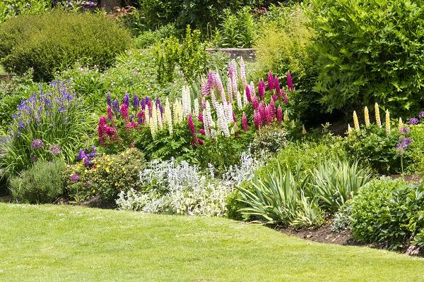 Construction d’un massif de fleurs 